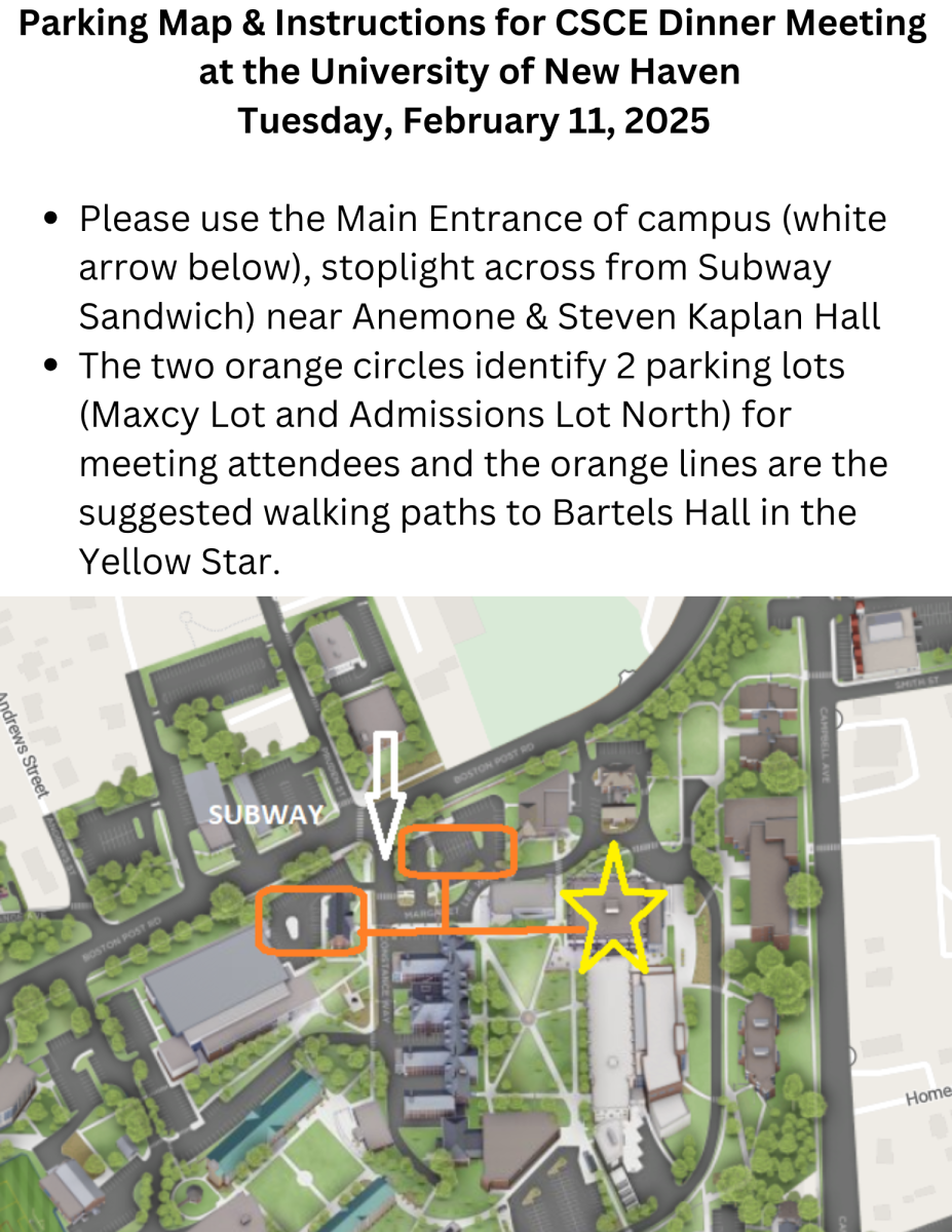 021125 CSCE Dinner Meeting Parking Map & instructions