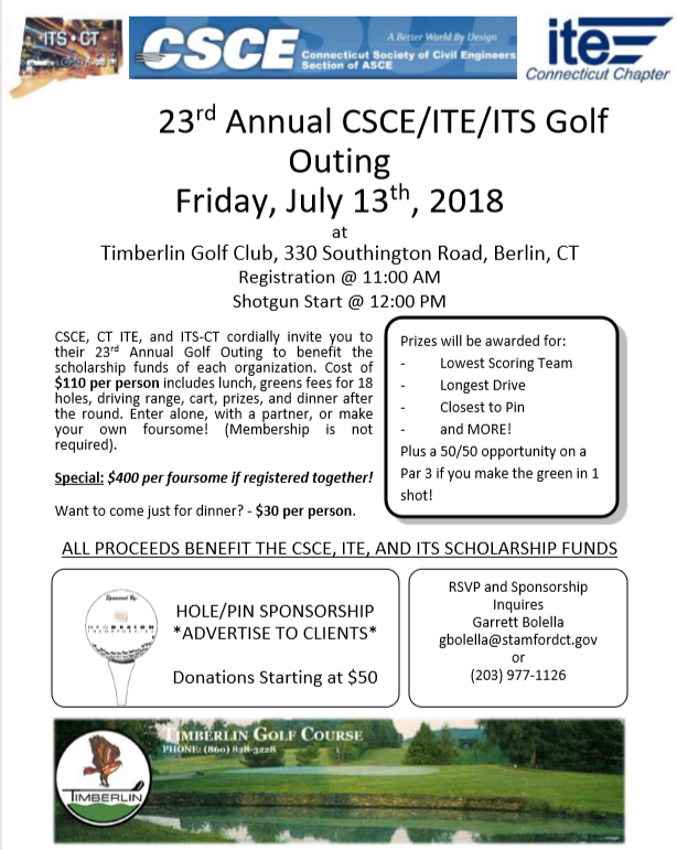 071318 Golf Outing | Connecticut Society of Civil Engineers Section