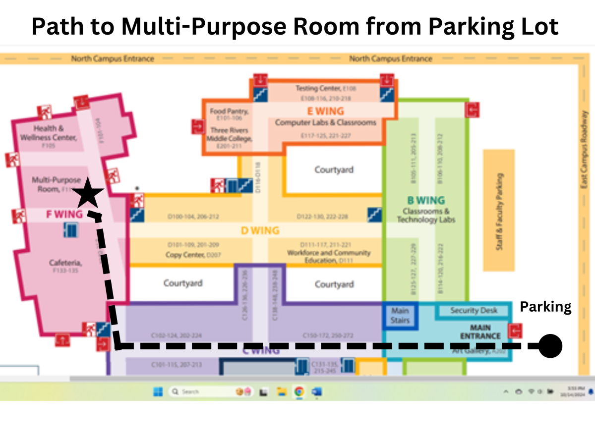 Path from Parking to Meeting Room