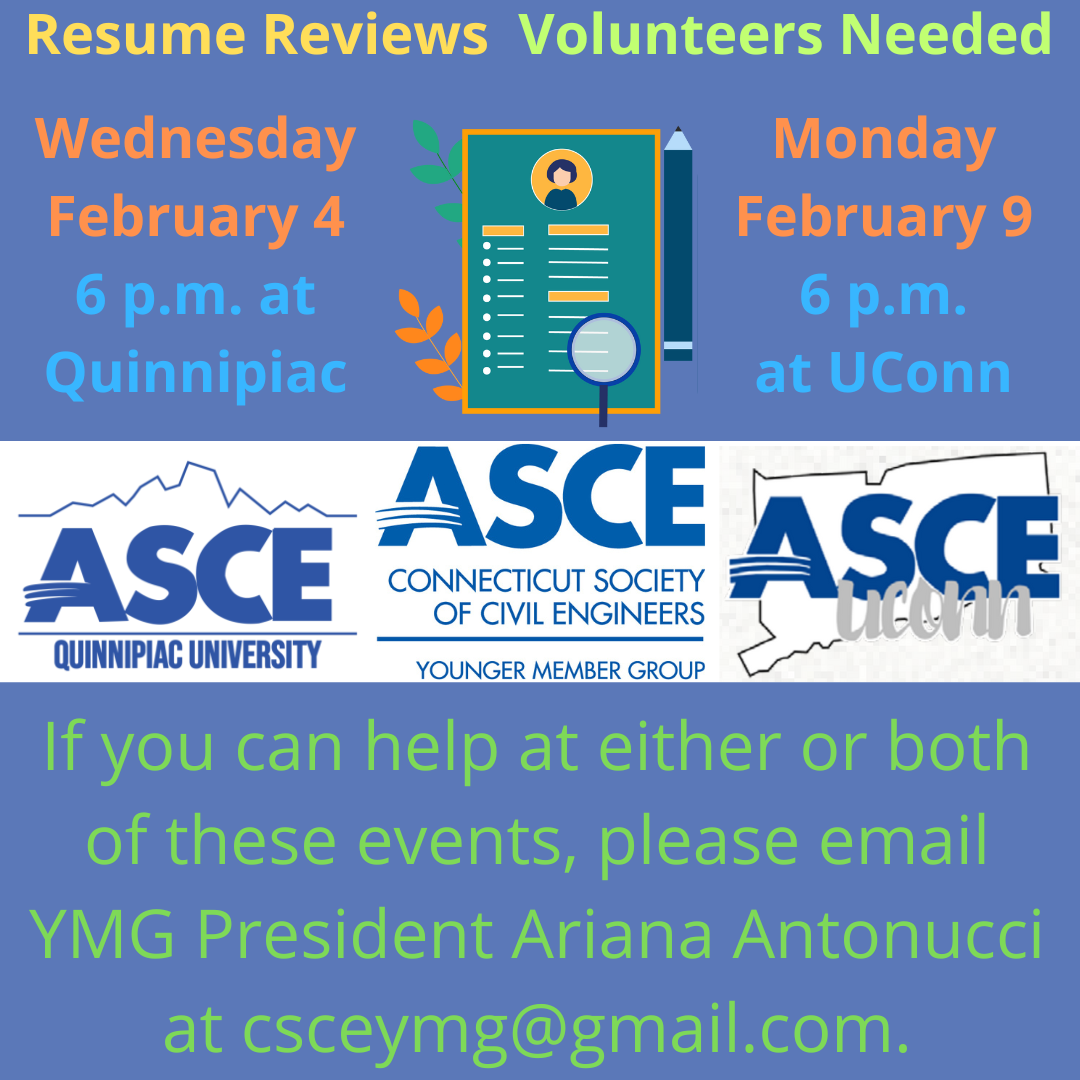 February 2026 Resume Reviews Flyer - Volunteers Needed