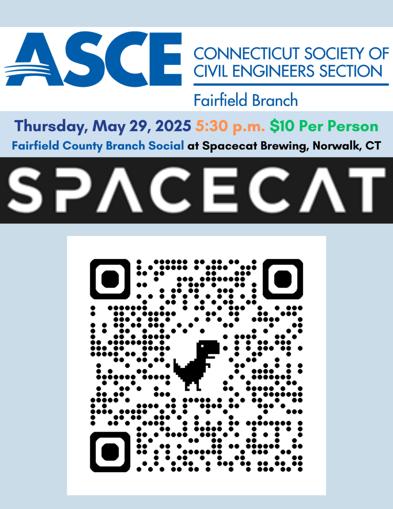 May 29 Fairfield County Branch Social flyer