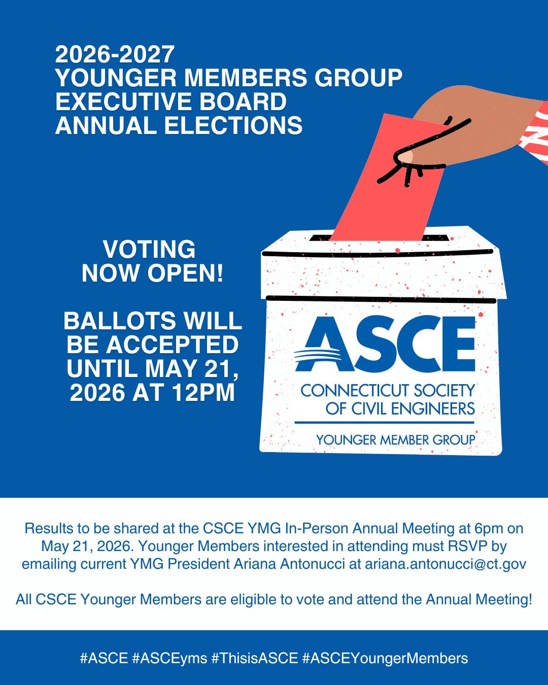 2026-27 CSCE YMG Voting Flyer