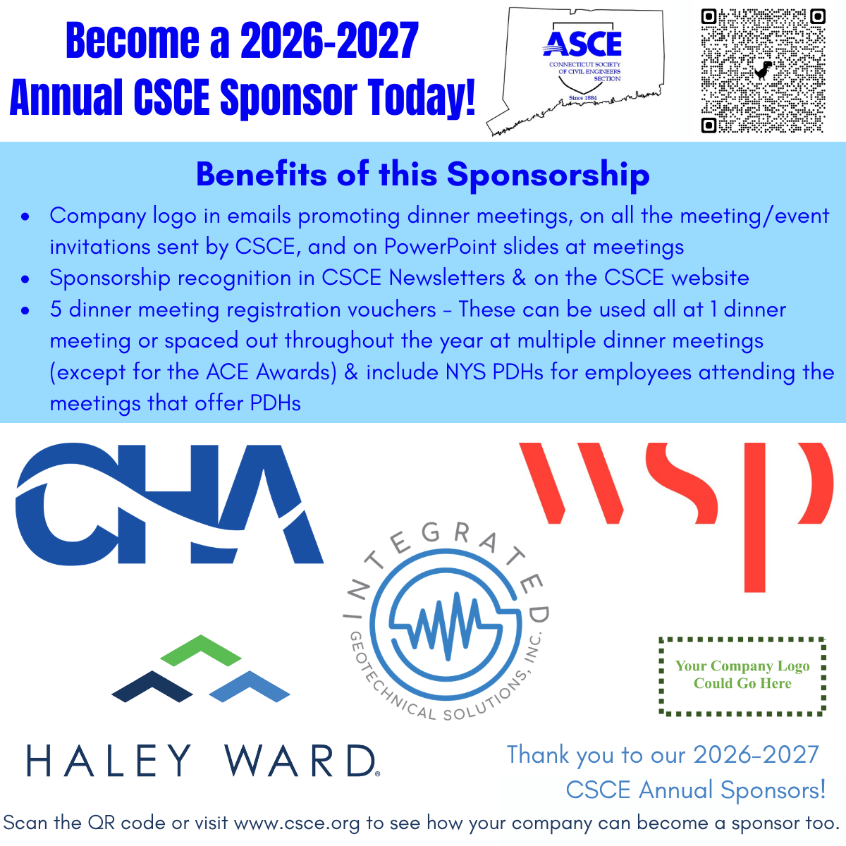 2026-27 CSCE Annual Sponsors