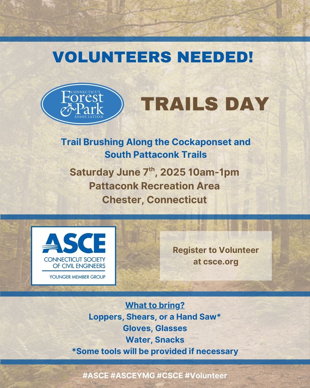 June 7th Trails Day in Chester flyer