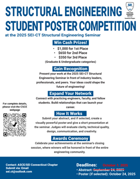 2025 SEI-CT Student Poster Competition
