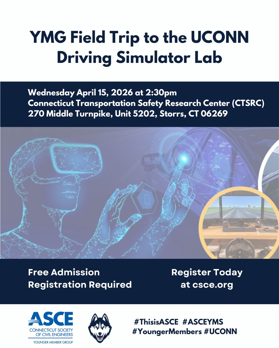 041526 YMG UConn Driving Simulator Lab Field Trip