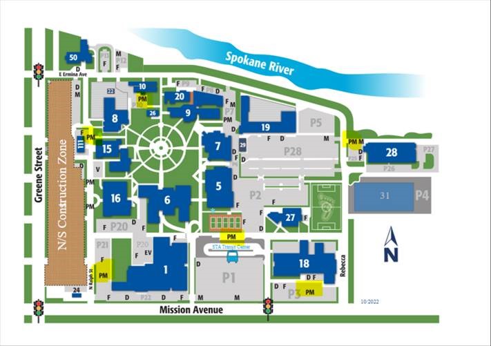 October 2023 Tour Parking Map