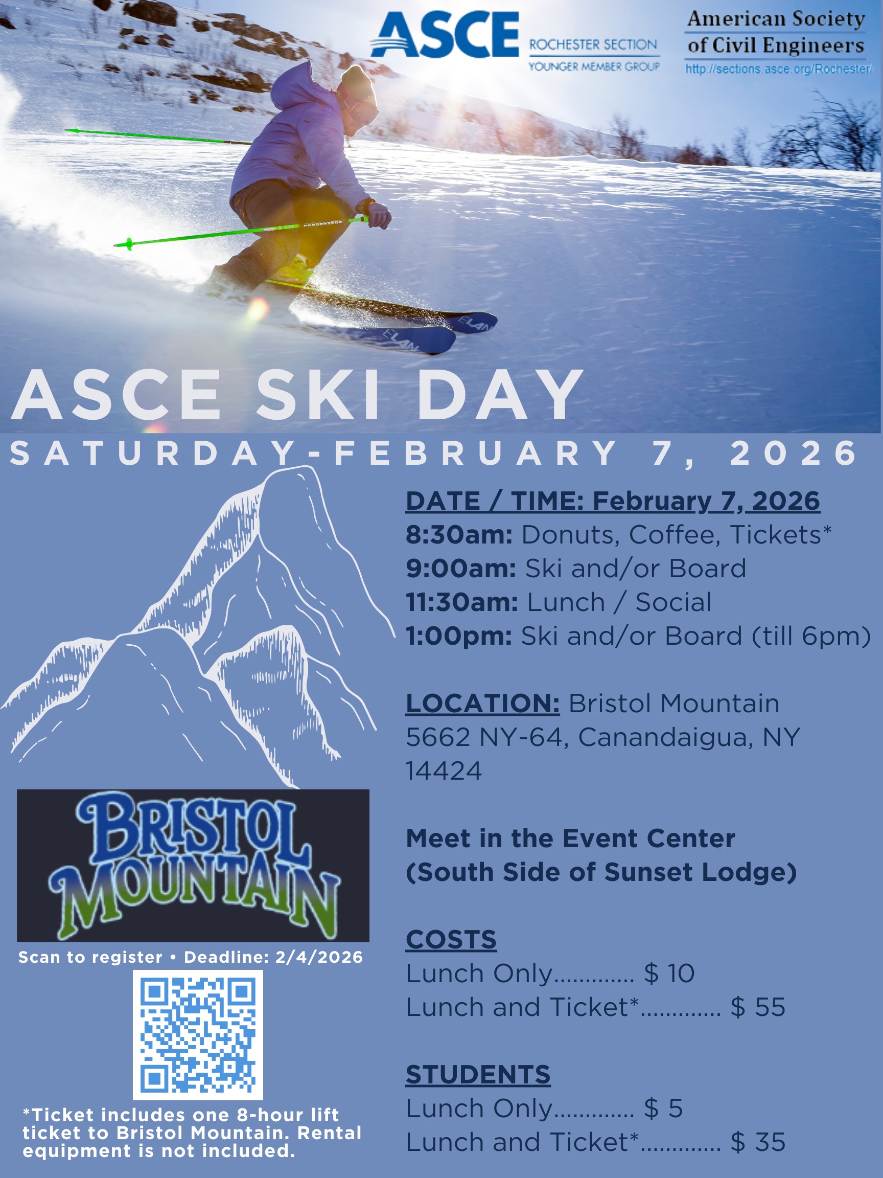 ski day flyer